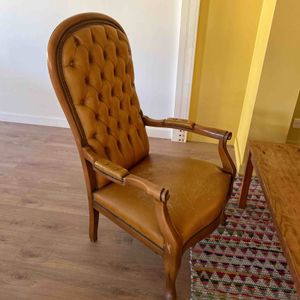 Fauteuil en cuir